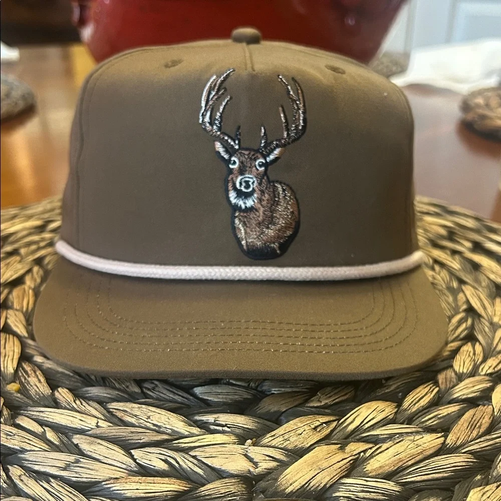 Brown Deer Embroidered Cap - Picture 1 of 7